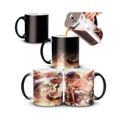 934416-MLA50946549443_072022,Taza Magica Attack On Titan Shingeki No Kyojin Levi Grisha