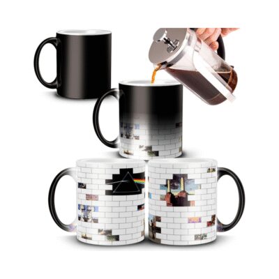 650824-MLA70268061603_072023,Taza Mágica Pink Floyd Tapas Discos De Rock The Wall