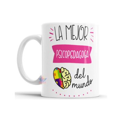 652478-MLA75194661885_032024,Taza Cerámica Psicopedagoga Psicopedagogía Mejor Del Mundo