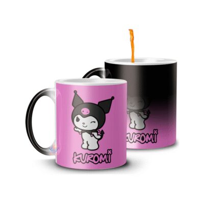 630645-MLA74568590720_022024,Taza Magica Kuromi My Melody Hello Kitty Personaje Punk M4