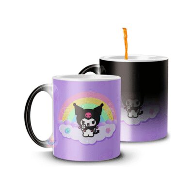 681022-MLA74568709458_022024,Taza Magica Kuromi My Melody Hello Kitty Personaje Punk M5