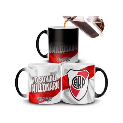 619617-MLA75507170942_042024,Taza Mágica River Plate Millonario Club Atlético Fútbol Copa