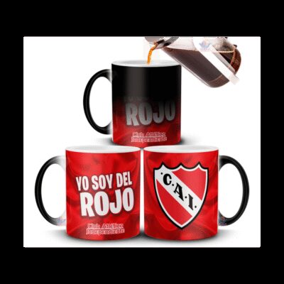 982755-MLA75507169682_042024,Taza Mágica Independiente Rojo De Avellaneda Club Fútbol