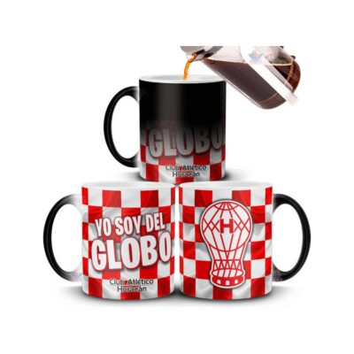 866187-MLA75506863708_042024,Taza Mágica Huracán Globo Club Fútbol Parque Patricios