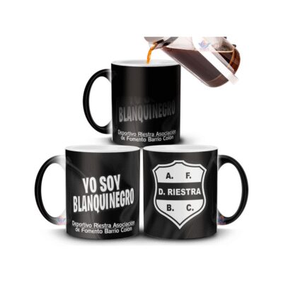 742517-MLA75664092281_042024,Taza Mágica Riestra Deportivo Blanquinegro Fútbol Argentina