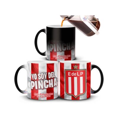 928539-MLA75555893064_042024,Taza Mágica Estudiantes Pincha De La Plata Club Fútbol