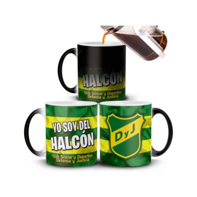 962558-MLA75664078551_042024,Taza Mágica Defensa Y Justicia Halcón Club Fútbol Argentina