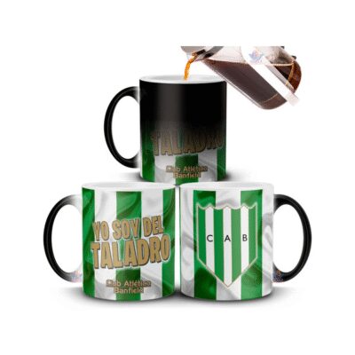 850233-MLA75504991672_042024,Taza Mágica Banfield Taladro Club Atlético Fútbol Argentina