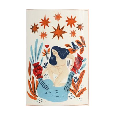 615809-MLA75724506668_042024,Taza Cerámica Meditación Cartas Tarot Estrella Luna Mod 16