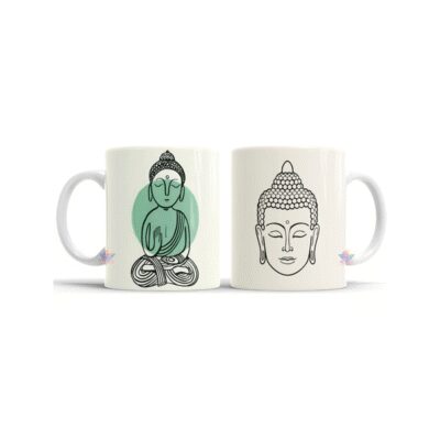 977958-MLA75724158686_042024,Taza De Cerámica Namaste Buda Meditacion Yoga Paz Mod 02