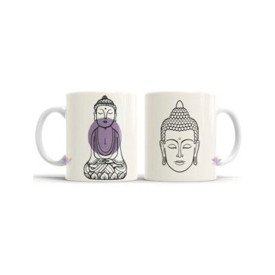 672338-MLA75724227644_042024,Taza De Cerámica Namaste Buda Meditacion Yoga Paz Mod 01
