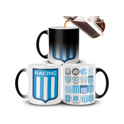703828-MLA75773534235_042024,Taza Mágica Racing Club Escudos Academia Avellaneda Fútbol