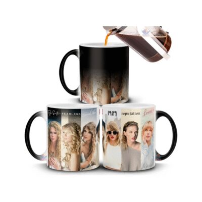 924668-MLA75370722634_042024,Taza Mágica Taylor Swift Fotos Discografía Álbumes Cerámica