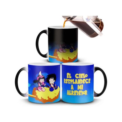 981126-MLA75125746874_032024,Taza Mágica De Dragon Ball - Goku Milk Nube Cielo Amor Akira