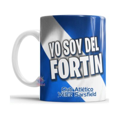 690096-MLA75661212317_042024,Taza De Cerámica Vélez Sarsfield Fortin Club Atlético Fútbol