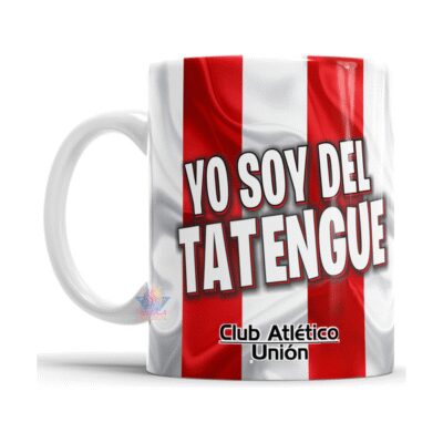 669121-MLA75661379933_042024,Taza De Cerámica Unión De Santa Fé Tatengue Club Fútbol Copa