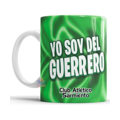 831254-MLA75661625351_042024,Taza De Cerámica Sarmiento De Junín Guerrero Club Fútbol