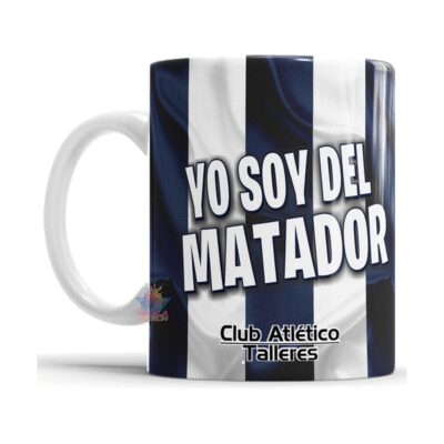 828566-MLA75661645269_042024,Taza De Cerámica Talleres Córdoba Matador Club Fútbol Copa