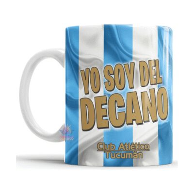 617903-MLA75661656189_042024,Taza De Cerámica Atlético Tucumán Decano Club Fútbol Copa