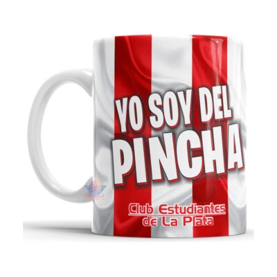 881689-MLA75502647646_042024,Taza De Cerámica Estudiantes Pincha De La Plata Club Fútbol