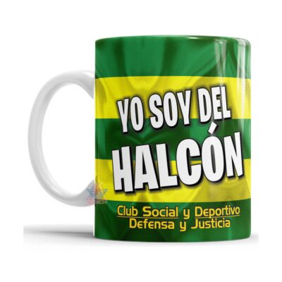 795849-MLA75660641451_042024,Taza De Cerámica Defensa Y Justicia Halcón Fútbol Argentina