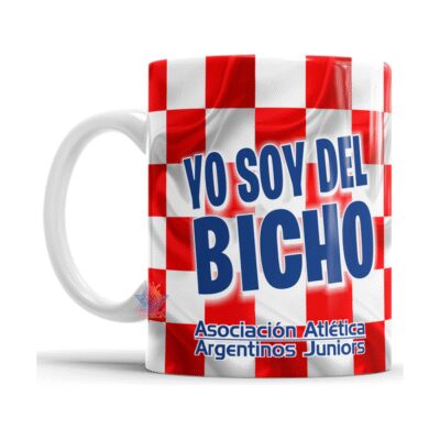 616392-MLA75660322423_042024,Taza De Cerámica Argentinos Juniors Bicho Fútbol Argentina