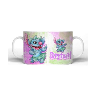 826152-MLA76863183575_062024,Taza De Cerámica Stitch Stich Lilo Peludo Familia Modelo 05
