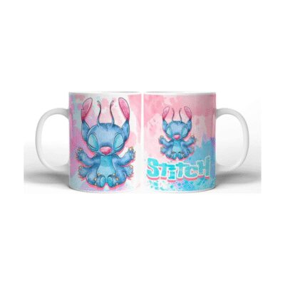 964630-MLA76660574430_062024,Taza De Cerámica Stitch Stich Lilo Peludo Familia Modelo 01