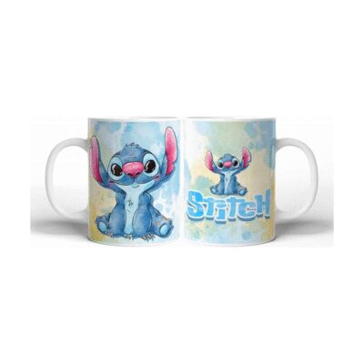 708688-MLA76660714662_062024,Taza De Cerámica Stitch Stich Lilo Peludo Familia Modelo 06