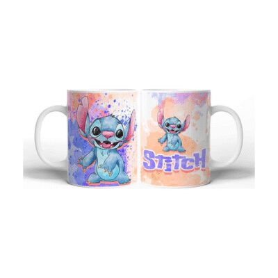 984905-MLA76660634670_062024,Taza De Cerámica Stitch Stich Lilo Peludo Familia Modelo 03