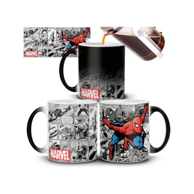 726686-MLA76308280072_052024,Taza Mágica Del Hombre Araña Spider Man Cerámica Superhéroe