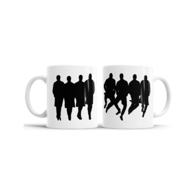 614334-MLA76092858006_052024,Taza De Cerámica Los Simuladores Personajes Silueta Salto