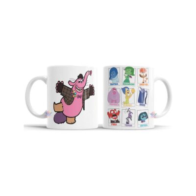 893872-MLA77111980711_062024,Taza Cerámica Emoción Tristeza Alegría Ansiedad Furia Mente