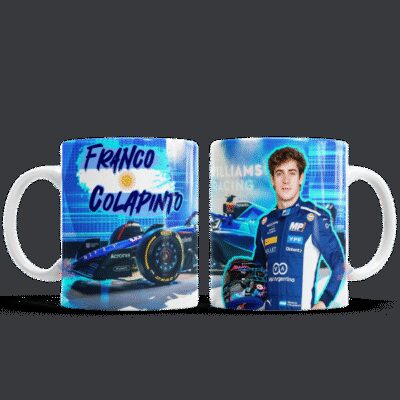 Taza Colapinto Franco Piloto Formula 1 F1 Carrera Racing