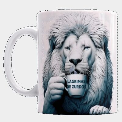 Taza Cerámica Lagrimas De Zurdo León Milei Dólar Libertad
