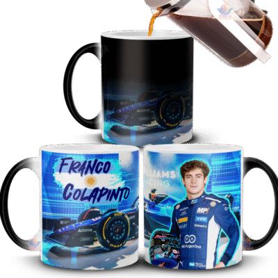 Taza Mágica Colapinto Franco Piloto Formula 1 F1 Carrera