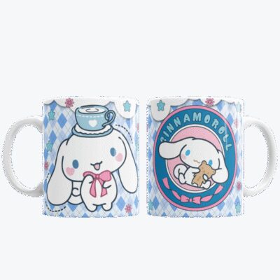 Taza Cerámica Kuromi My Melody Hello Kitty Personaje Punk M5