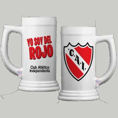 Vaso Jarra Chop Fernetero Chopera Cerveza Independiente Rojo