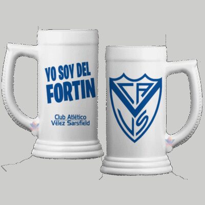 Vaso Jarra Chop Fernetero Chopera Cerveza Vélez Sarsfield